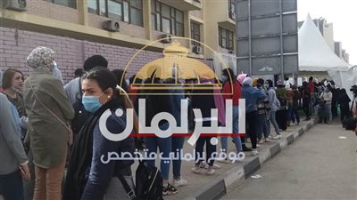 إقبال كبيرر من الناخبين فى الجامعة العمالية خلال الجولة الثانية من مرحلة الإعادة