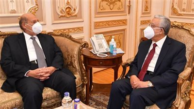 جبالي يستقبل رئيس الشيوخ ويؤكد: المرحلة القادمة ستشهد تنسيقاً كاملاً بين غرفتي البرلمان