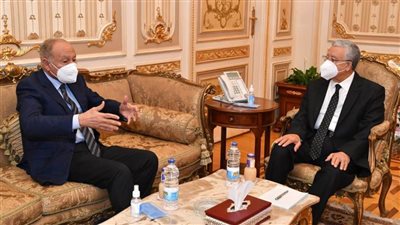 رئيس النواب لأبو الغيط: مصر لا تألو جهداً في دعم القضايا والمواقف العربية.. صور