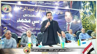 مرشح حماة الوطن في انتخابات النواب ينظم مؤتمرا لعرض برنامجه الانتخابي بمشاركة مدحت صالح