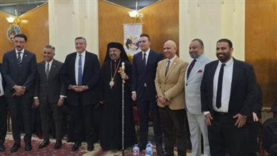 محمد رزق ووفد “مستقبل وطن” يشاركون في احتفالات عيد الميلاد المجيد