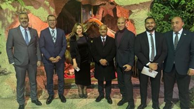 وفد من قيادات حزب العدل لتهنئة بطريركية الأقباط الكاثوليك بعيد الميلاد المجيد